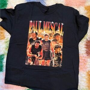 Black Paul Mescal Graphic T-Shirt